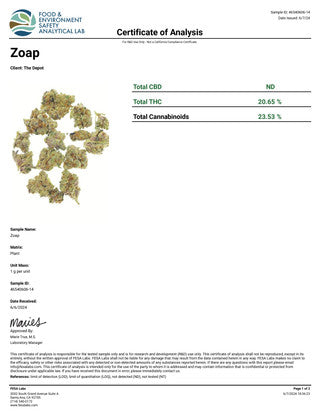 Zoap Premium THCa Flower 3.5G